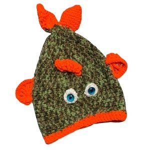 Hand knit fish toque